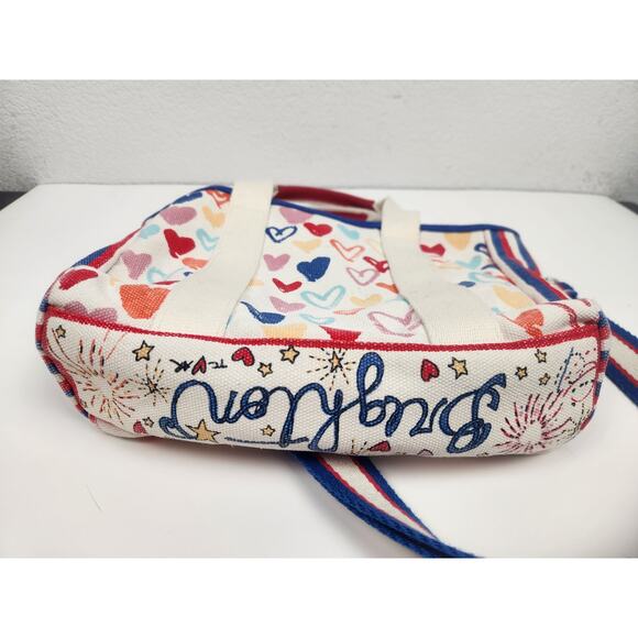 Brighton Red White and You Mini Tote Purse Handles and Strap - Picture 5 of 10